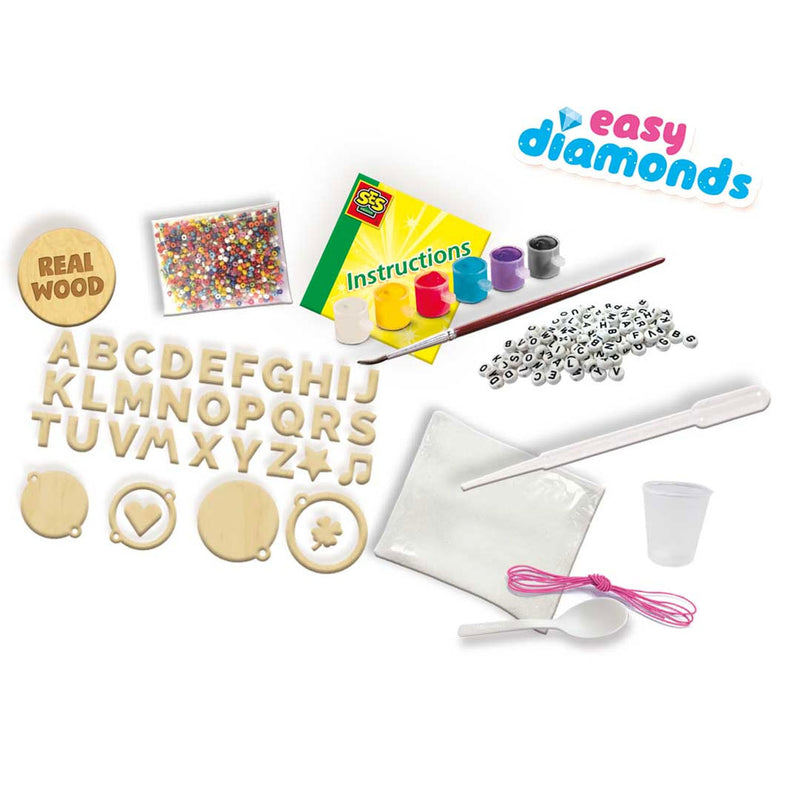 ギャラリービューアに画像をロードする, Ses creative ses easy diamonds - letter sieraden