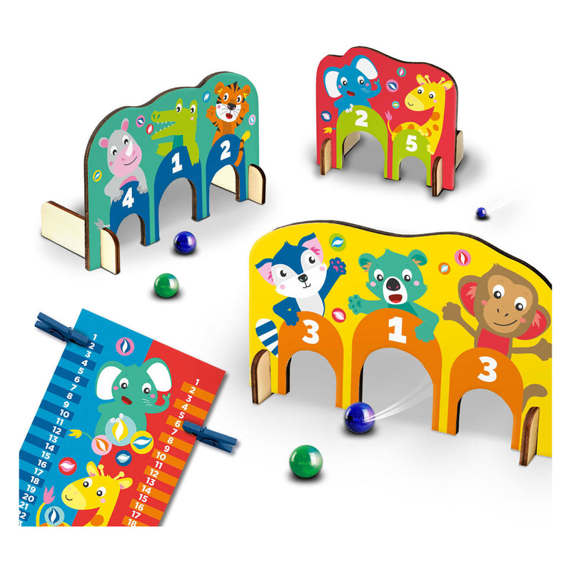 Load image into Gallery viewer, SES Knikkerspel Houten Poortjes