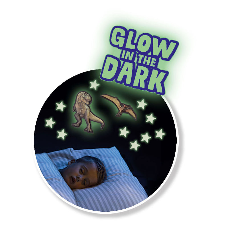 Afbeelding laden in galerijviewer, Ses mega glowing t-rex world muurstickers