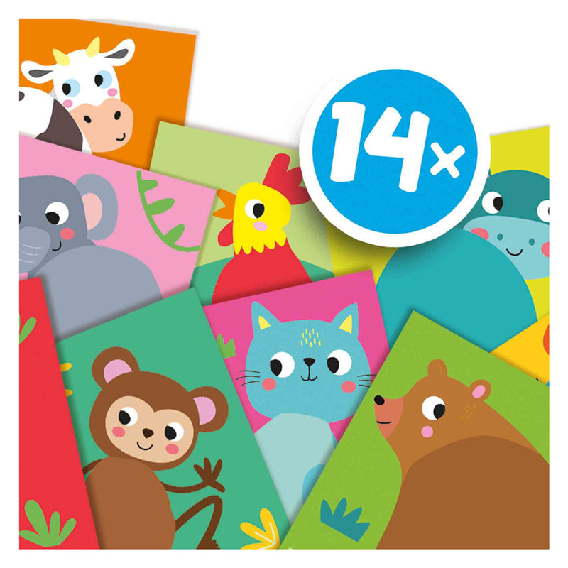 Load image into Gallery viewer, Ses my first - dierenstaarten plakken