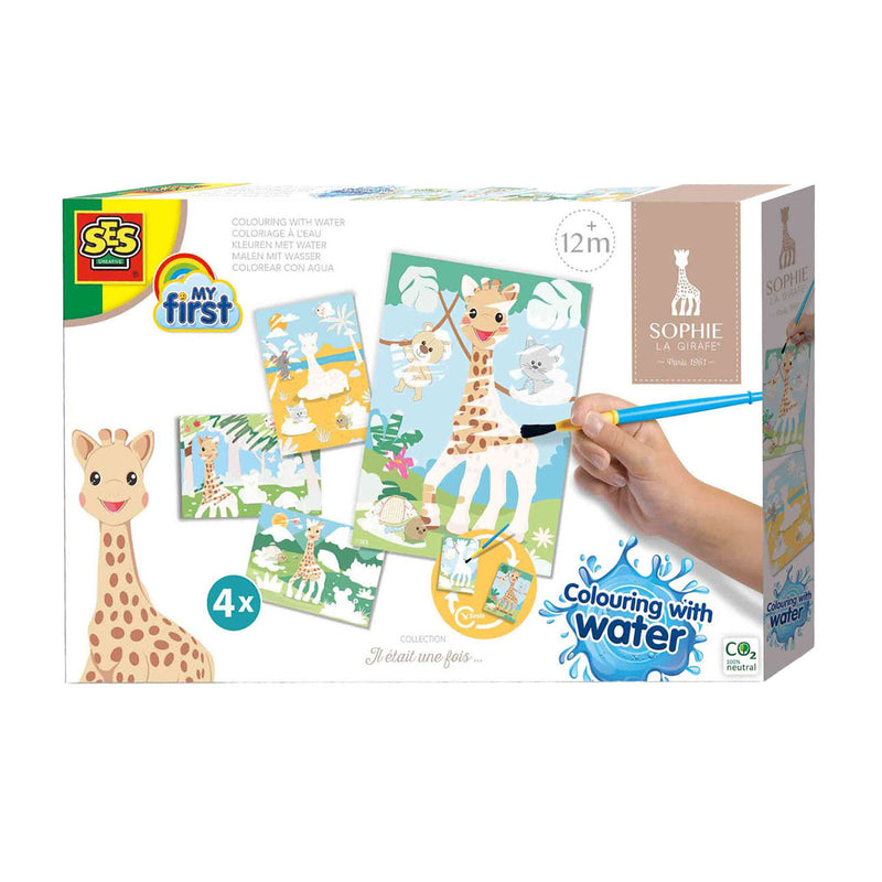 Load image into Gallery viewer, Ses creative ses my first sophie la girafe - kleuren met water