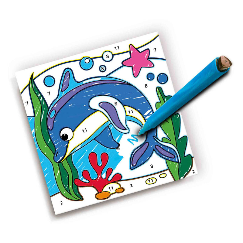 ギャラリービューアに画像をロードする, Ses creative ses kleuren op nummers - driehoek grip stiften