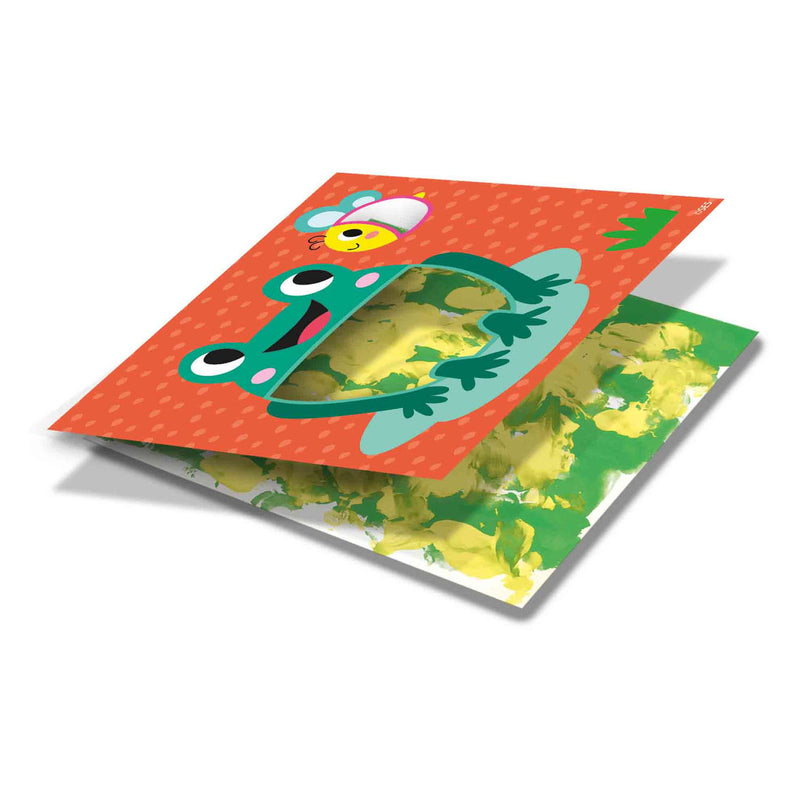 Afbeelding laden in galerijviewer, Ses creative ses eco vingerverf kaarten