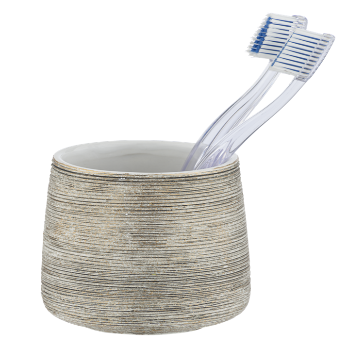 Afbeelding laden in galerijviewer, Wenko 1069587 - tandenborstb.fedio keram.beige | 1 stuks