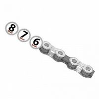 Load image into Gallery viewer, M-Wave Ketting 1 2 x 3 32 inch 116 schakels 6 7 8S zilver