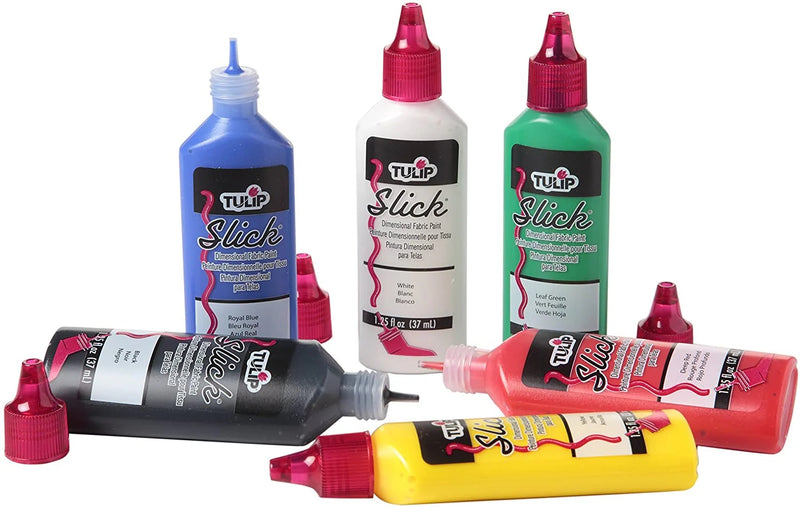 Load image into Gallery viewer, Tulip • dimensional fabric paint slick deep red 118ml