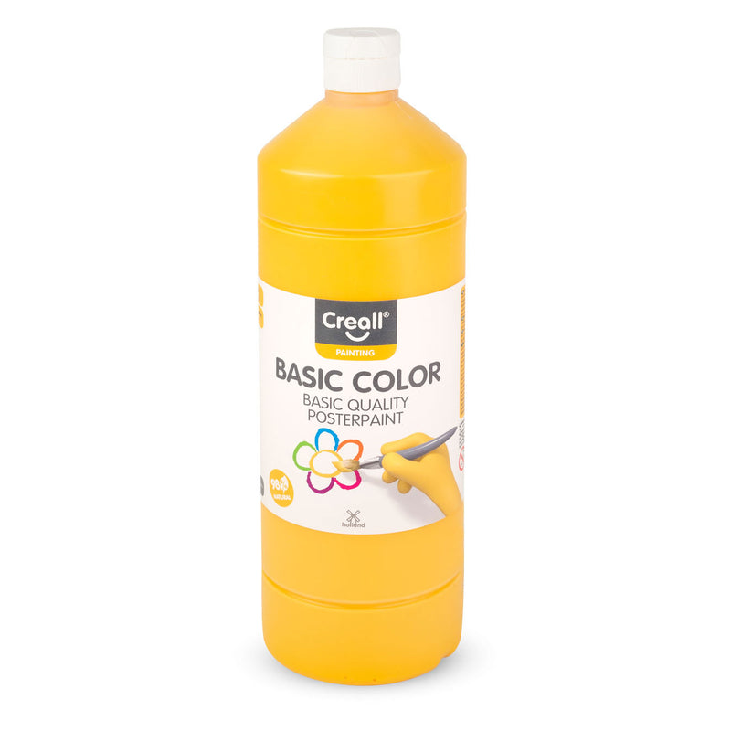 Load image into Gallery viewer, Creall schoolverf donkergeel, 1 liter