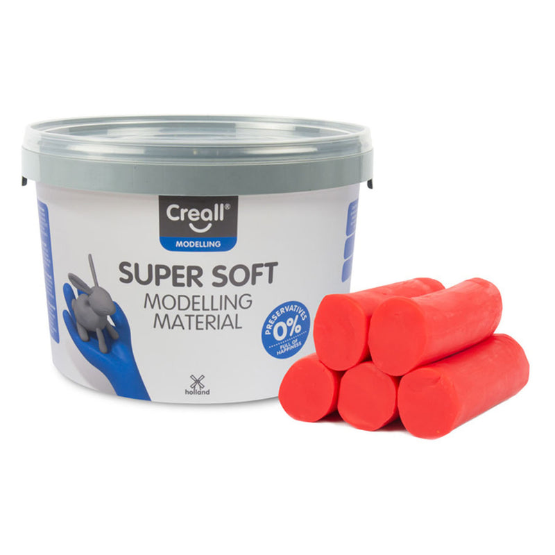 Load image into Gallery viewer, Creall supersoft klei rood, 1750gr.