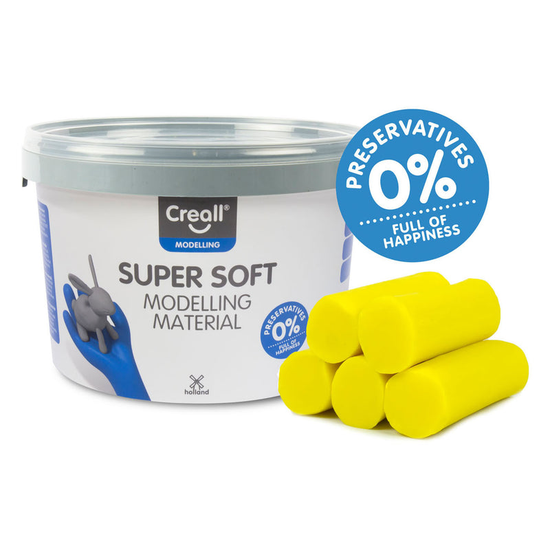 Chargez l'image dans la visionneuse de la galerie, Creall supersoft klei geel, 1750gr.