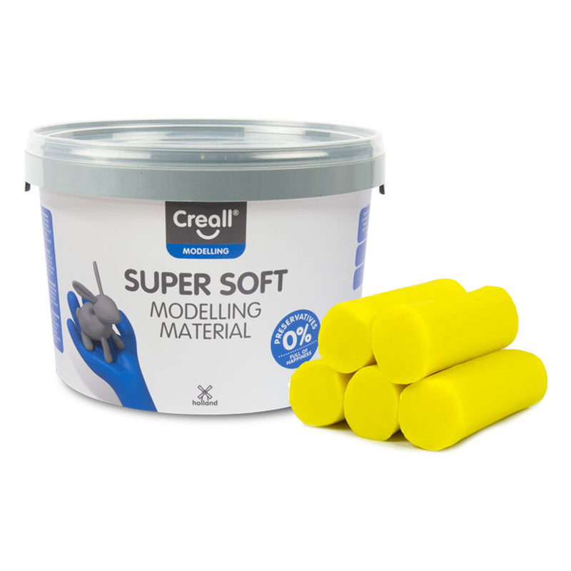 Load image into Gallery viewer, Creall supersoft klei geel, 1750gr.