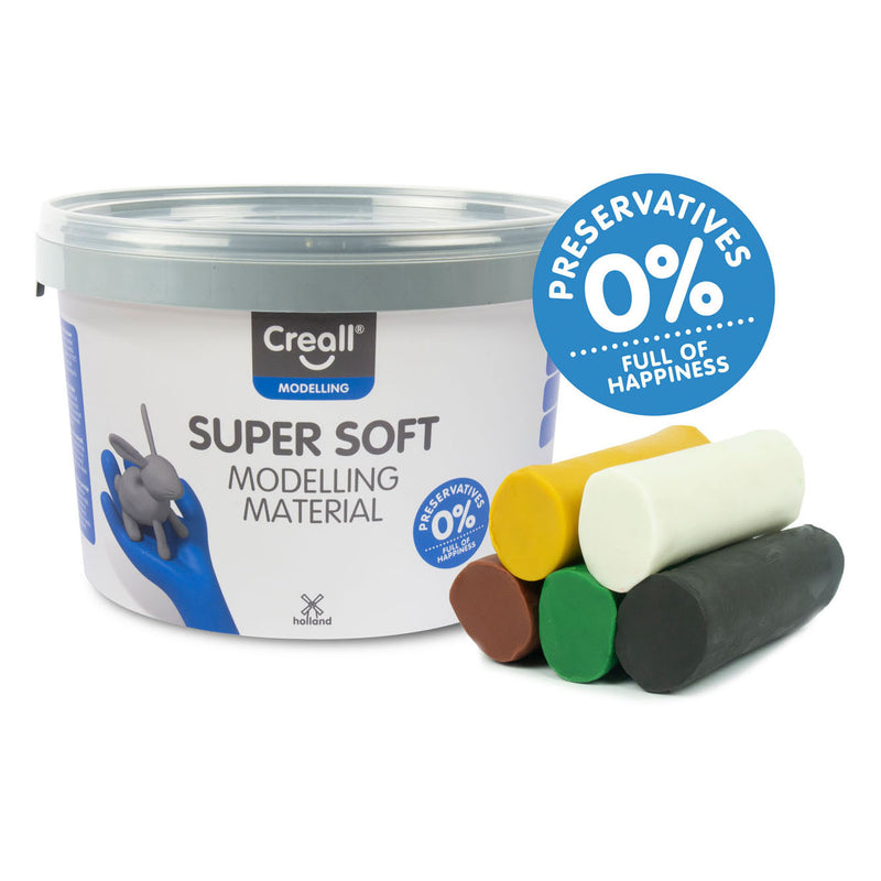 Load image into Gallery viewer, Creall supersoft klei safari kleuren, 1750gr.