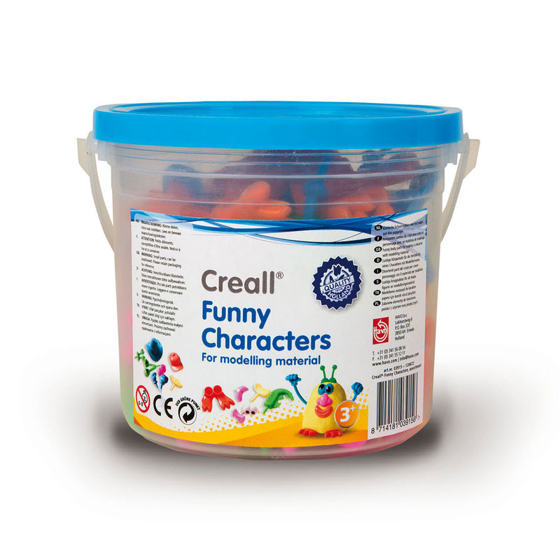 Load image into Gallery viewer, Creall Funny Characters Klei Accessoires, 130dlg