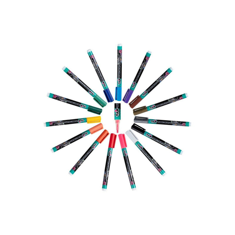 Load image into Gallery viewer, Tulip • textielstiften dekkend rainbow 15st.