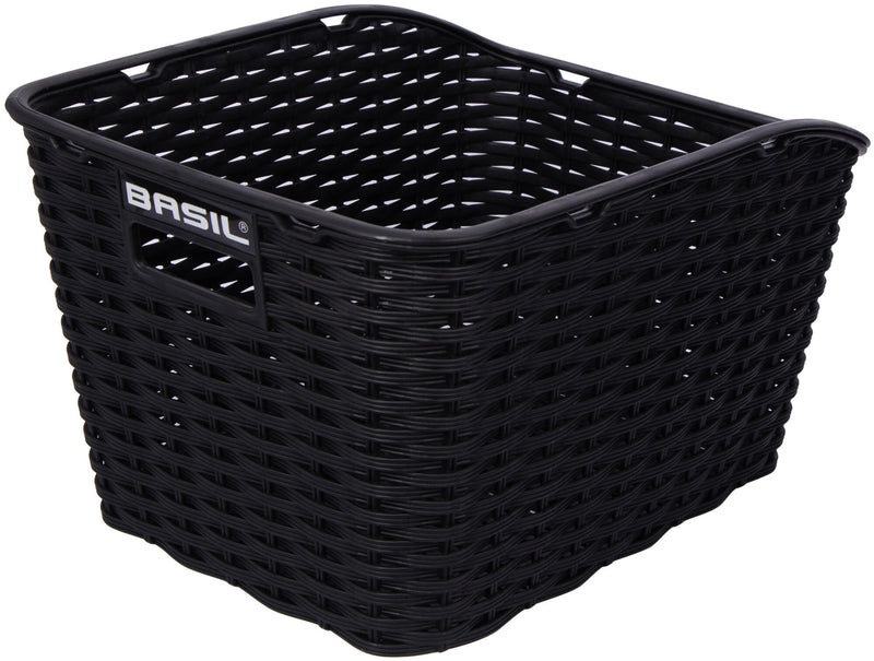 Load image into Gallery viewer, Basil Weave WP - fietsmand - achterop - zwart