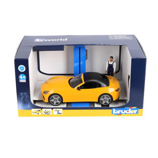 Laden Sie das Bild in Galerie -Viewer, Bruder speelgoed car service center met roadster - speelset auto.
