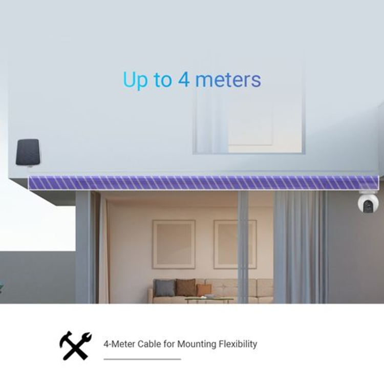 Afbeelding laden in galerijviewer, Ezviz 1071082 - solar panel type-c max 6.18w | 1 stuks
