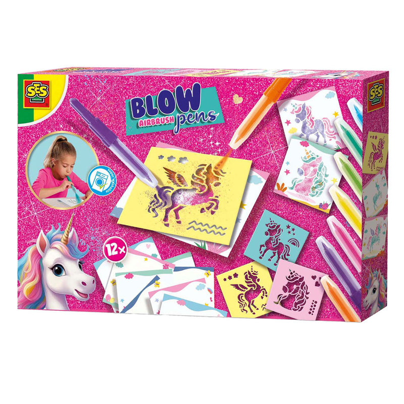 Load image into Gallery viewer, Ses creative ses blow airbrush pens - eenhoorn