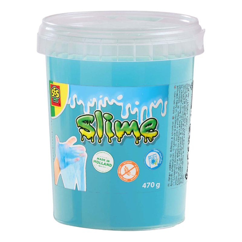 Afbeelding laden in galerijviewer, Ses creative ses slime - blauw glitter 470g