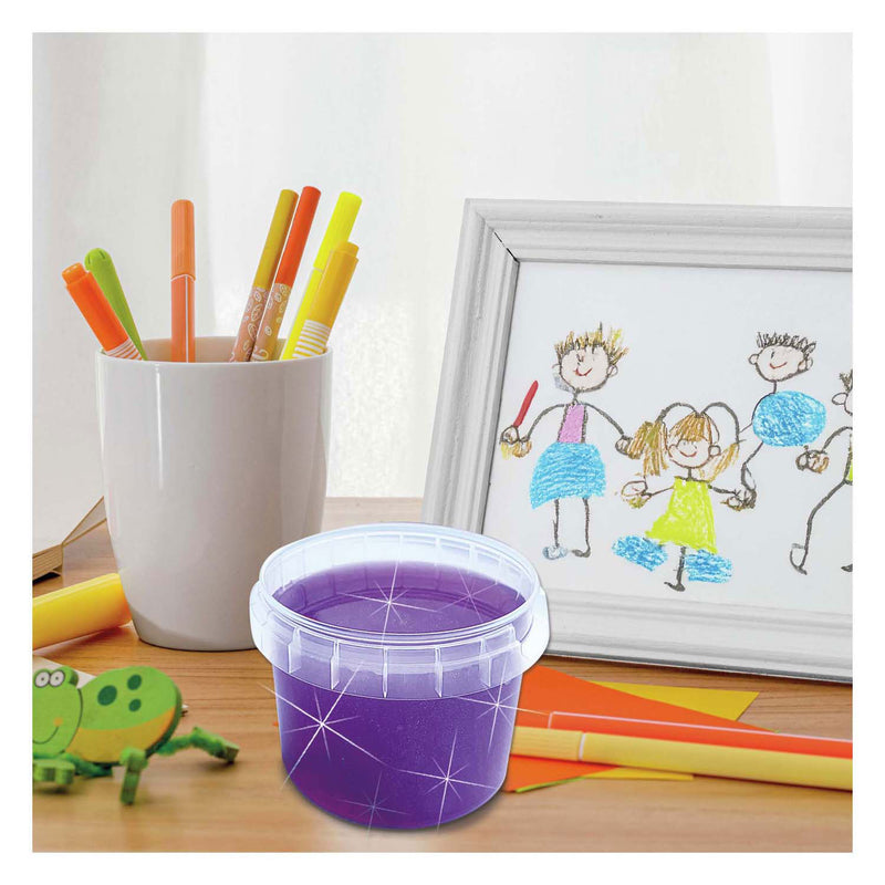 Load image into Gallery viewer, Ses slime - paars glitter 140g