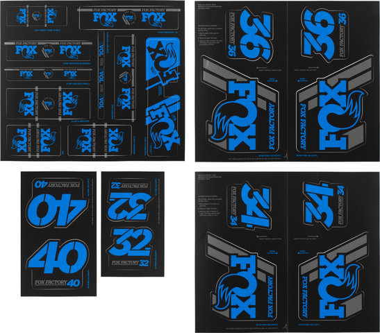 Load image into Gallery viewer, Fox racing shox heritage fork and shock decal kit up to model 2020