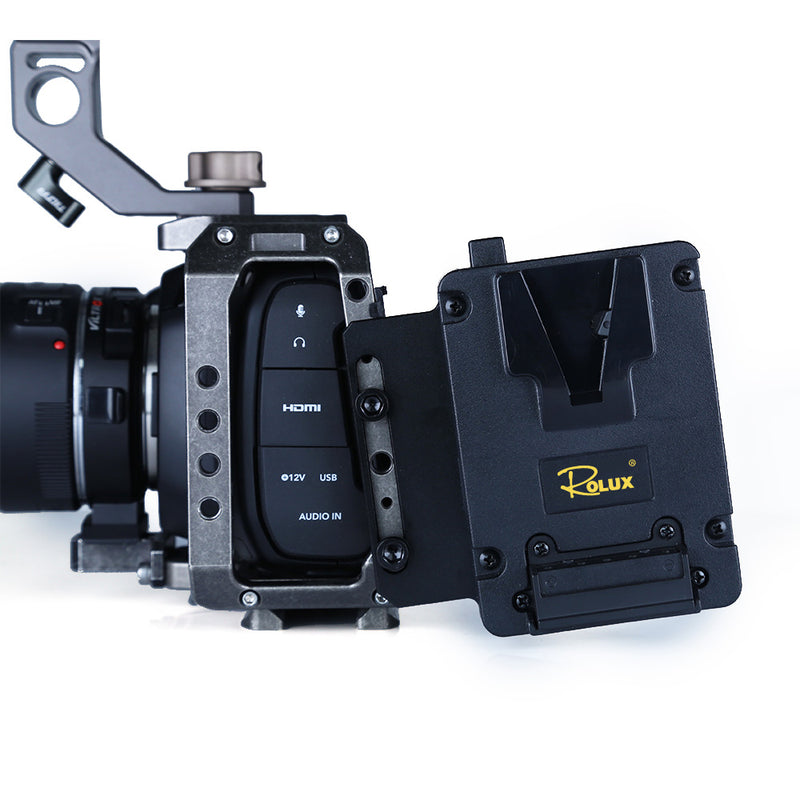Load image into Gallery viewer, Rolux mini v-mount battery plate rl-ac12s