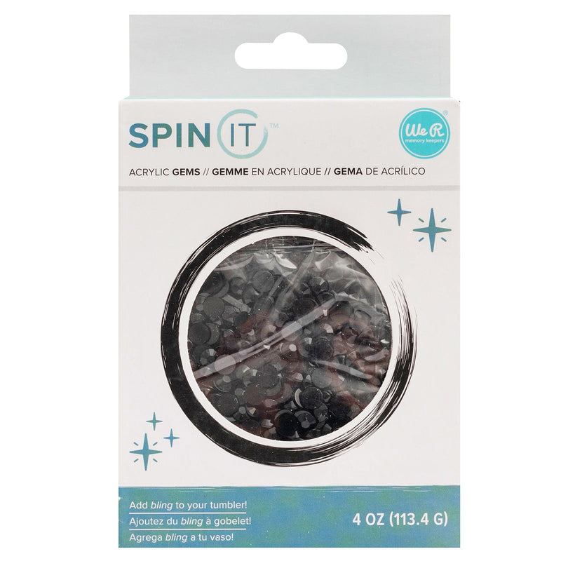 Load image into Gallery viewer, We r makers • spin it rhinestone black
