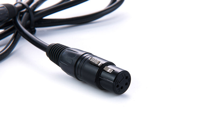 Load image into Gallery viewer, Rolux 4-pins xlr female met 4 pins male connector rl-c7