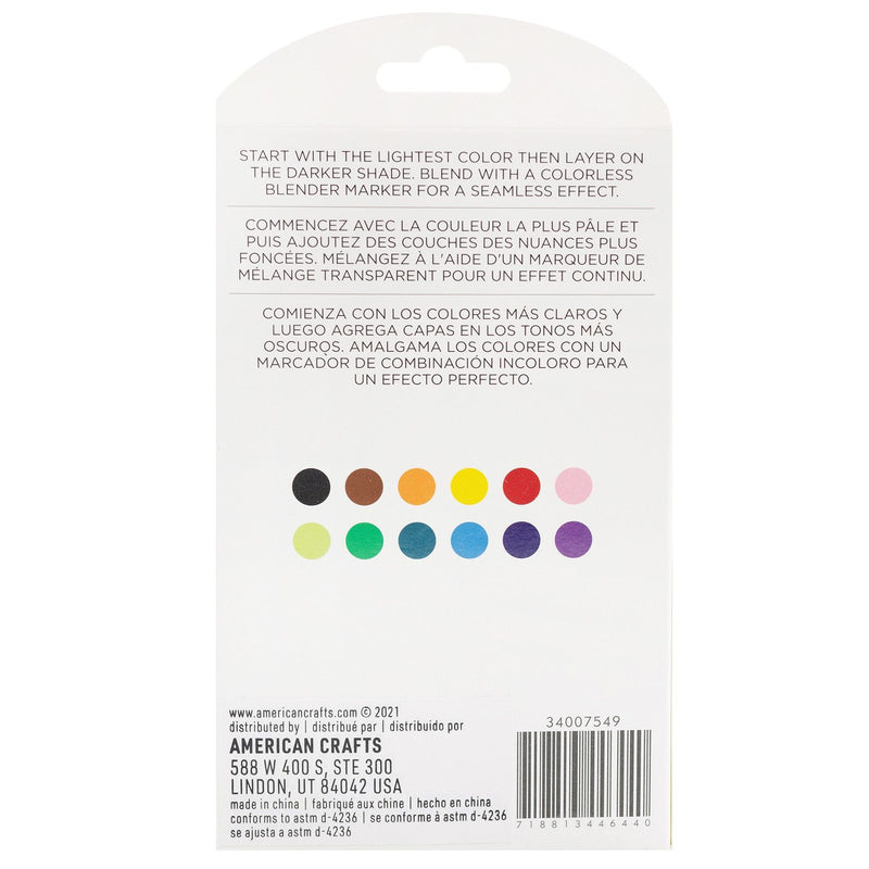 Load image into Gallery viewer, American crafts • sketch markers dual tip value pack
