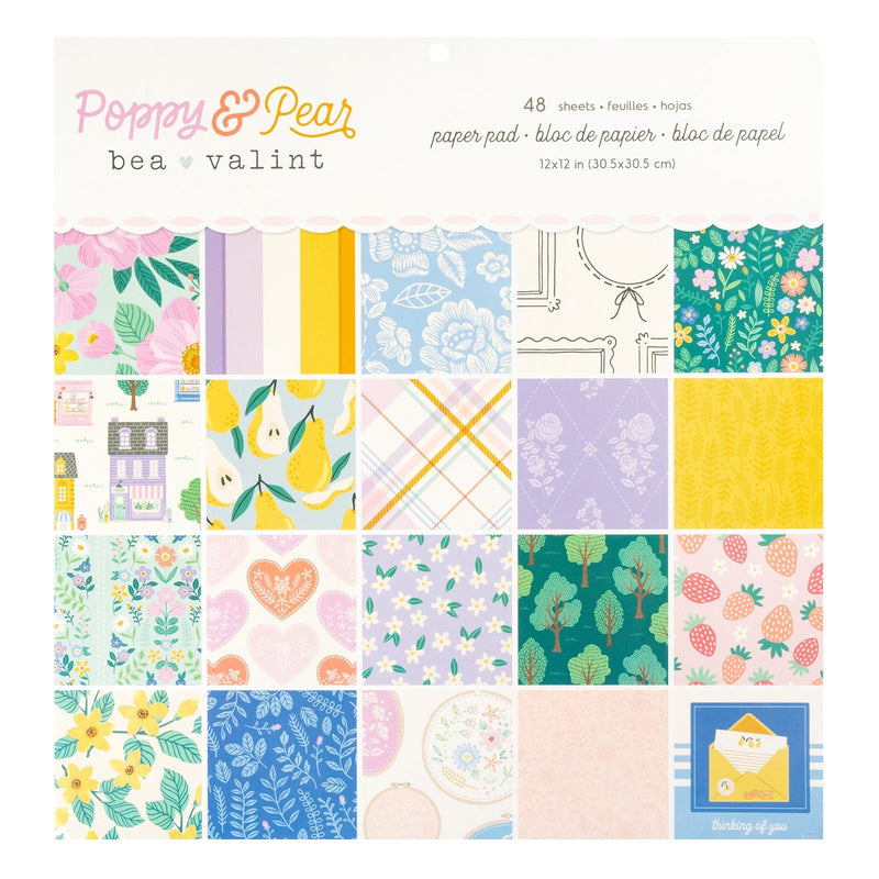 Load image into Gallery viewer, American crafts • paper pad bea valint poppy and pear