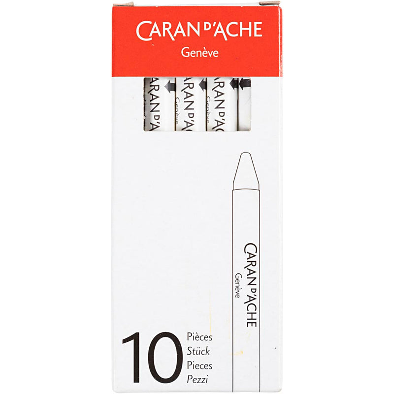 Afbeelding laden in galerijviewer, Https: www.cchobby.nl caran-d-ache-neocolor-ii-l-10-cm-dikte-8-5-mm-white-001-10-stuk-1-doos