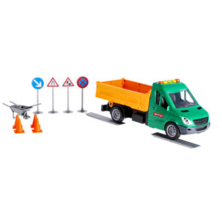 ギャラリービューアに画像をロードする, Rapid wheels wegenbouw auto + licht en geluid + accessoires