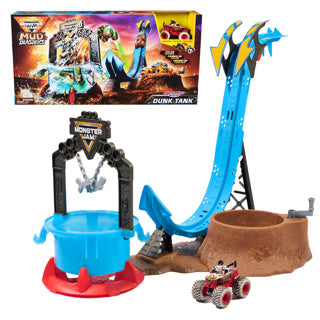 Laden Sie das Bild in Galerie -Viewer, Monster jam 1:64 mud blasters truck wash pl set