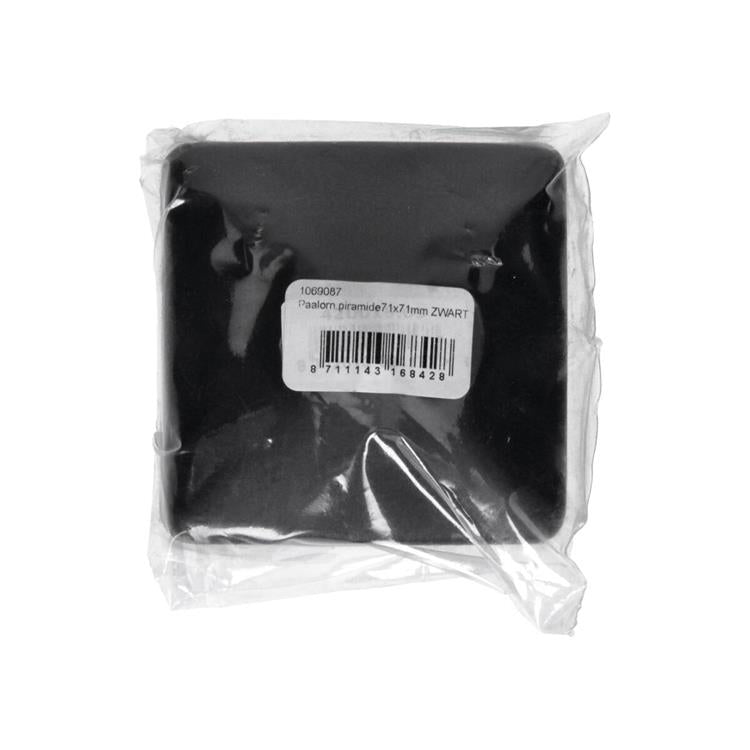 Afbeelding laden in galerijviewer, Mack 1069087 - paalornament piramide zwart 71 mm | 10 stuks