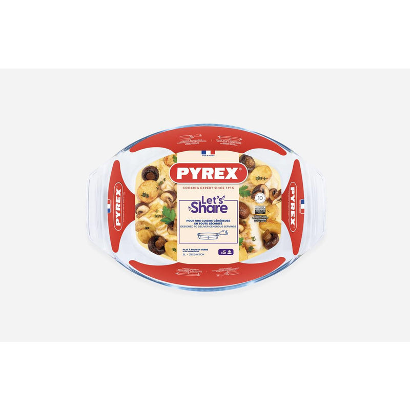Load image into Gallery viewer, Pyrex ovenschaal ovaal 35 x 24 cm 2,8l