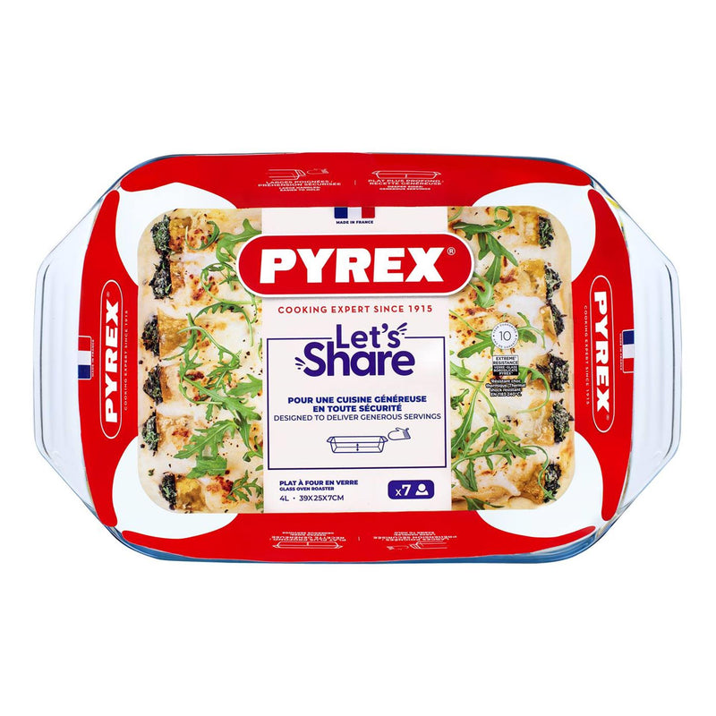 Load image into Gallery viewer, Pyrex ovenschaal 39x25cm 3,8l glas