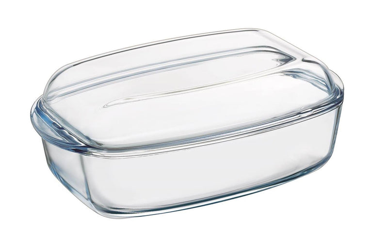 Load image into Gallery viewer, Pyrex ovenschaal met deksel 33x20x13cm