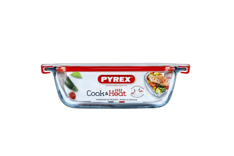 Load image into Gallery viewer, Pyrex schaal met deksel 1l 20x17x6cm