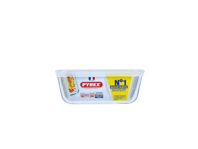 Load image into Gallery viewer, Pyrex schaal met deksel 0,85l 15x15cm