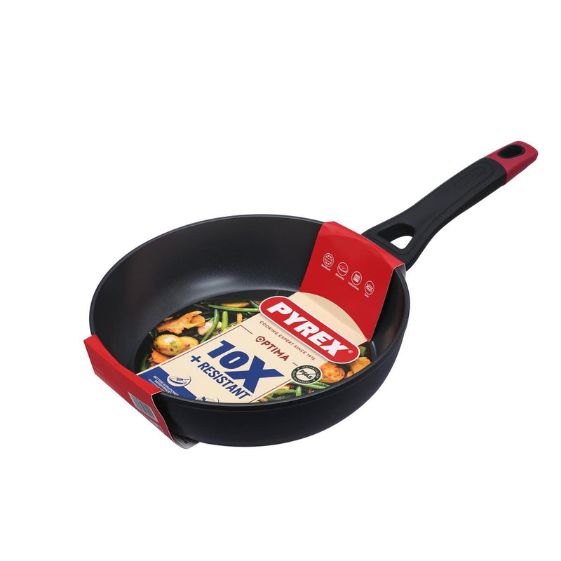Afbeelding laden in galerijviewer, Pyrex optima+ diepe koekenpan ã˜26cm 8,7cm diep voor o.a. inductie