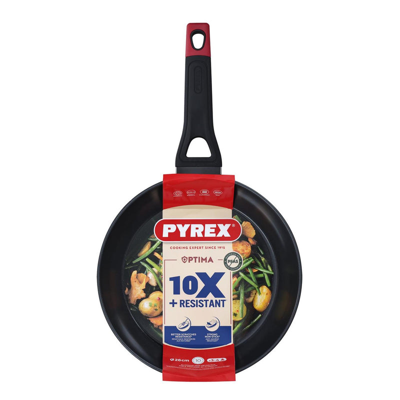 Afbeelding laden in galerijviewer, Pyrex optima+ diepe koekenpan ã˜26cm 8,7cm diep voor o.a. inductie