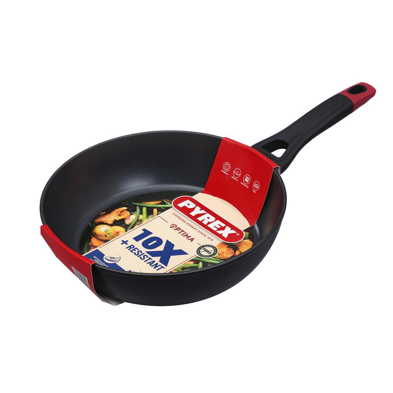 ギャラリービューアに画像をロードする, Pyrex optima+ diepe koekenpan ø28cm 10,9cm diep inductie voor o.a. inductie