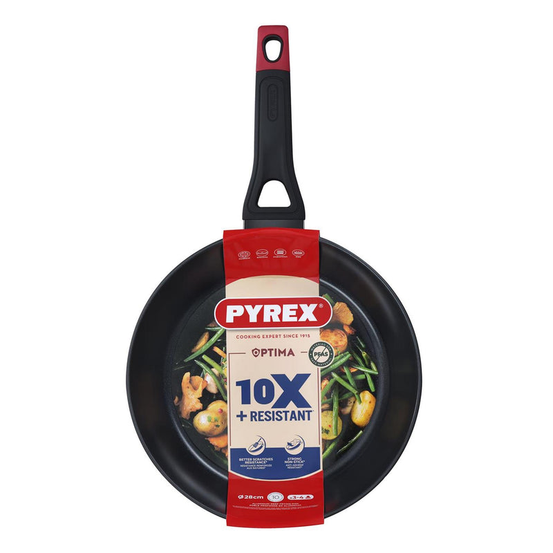 ギャラリービューアに画像をロードする, Pyrex optima+ diepe koekenpan ø28cm 10,9cm diep inductie voor o.a. inductie