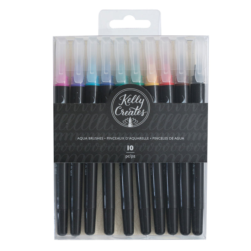 Load image into Gallery viewer, Kelly creates • pens aqua brushes 10pcs