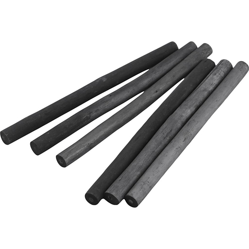 Afbeelding laden in galerijviewer, Https: www.cchobby.nl houtskool-sticks-l-115-mm-d-10-mm-zacht-6-stuk-1-doos