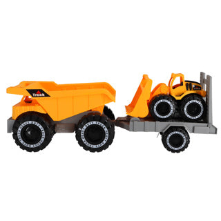 Load image into Gallery viewer, No brand bouwvoertuigen set met frictie