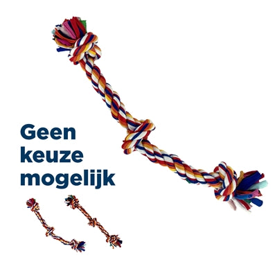 Load image into Gallery viewer, Happy pet twist-tee 3 knoop tugger
