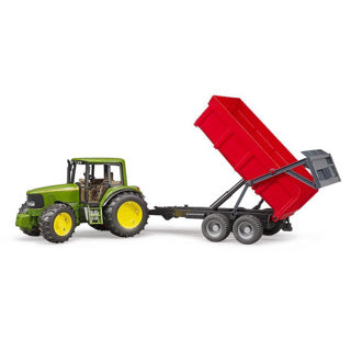 Load image into Gallery viewer, Bruder tractor john deere 6920 met aanhanger