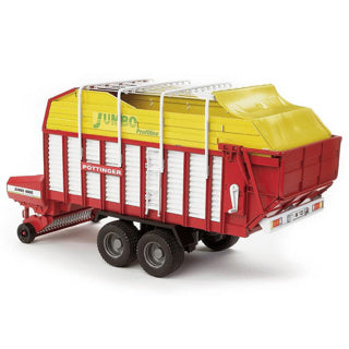 Afbeelding laden in galerijviewer, Bruder - pöttinger jumbo - 6600 - profiline laadwagen - schaal 1:16