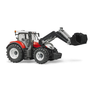 Afbeelding laden in galerijviewer, Bruder tractor steyr 6300 terrus cvt met frontlader - schaal 1:16 - 45cm - 3181