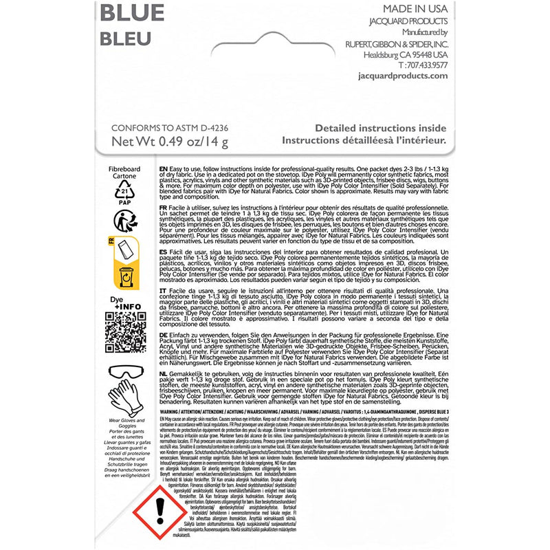 Cargue la imagen en el visor de la galería, Https: www.cchobby.nl idye-poly-blauw-14-gr-1-doos